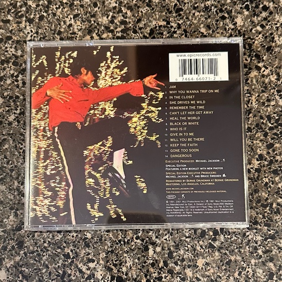 Michael Jackson Dangerous CD Special Edition - Picture 2 of 4